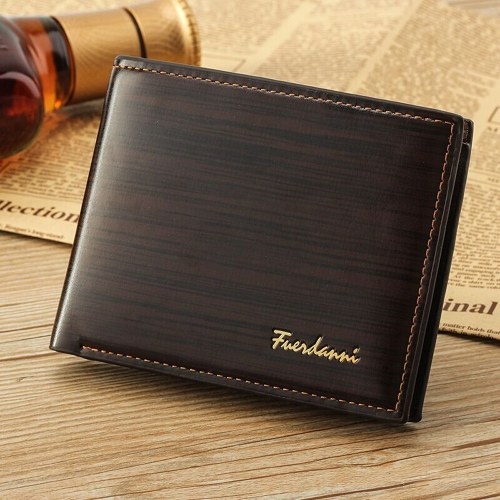 Short Vintage PU Leather Wallet