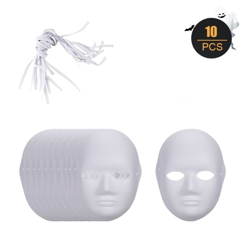 

Halloween DIY White Paper Mask