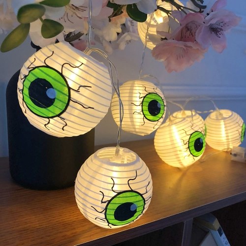 

Hallo-ween String Light Pump-kin Lantern DIY 10 L-E-Ds Ba-ttery-operated Fairy Lamp for Indoor Hallo-ween Decoration