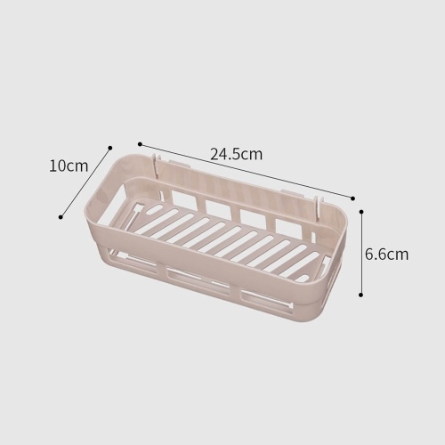 

4pcs Bathroom Shelf Wall Mounted Shower Caddy No Drilling Shower Storage Basket Kitchen Storage Rack Shelf Organizer