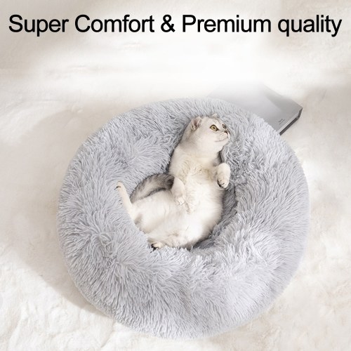 

Fluffy Luxe Pet Bed for Dogs Cats Dog and Cat Cushion Bed