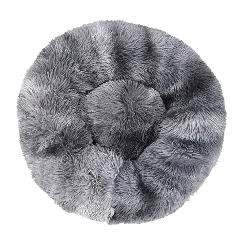 

Bedding Plush Faux Fur Round Pet Dog Bed (Pink,16'')