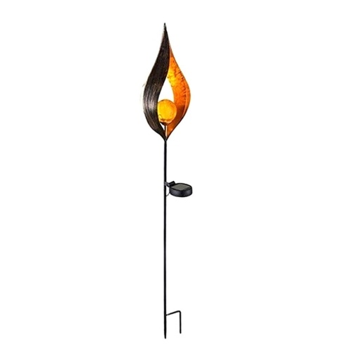 

LED Solar Lights Fire Moon Shaped LED Garden Stake Light