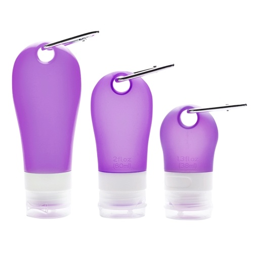 3PCS Silicone Travel Bottles