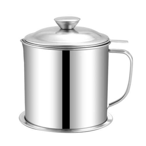 Kitchen Oil Pot (304 & 1.3L & Flat Steel Handle)