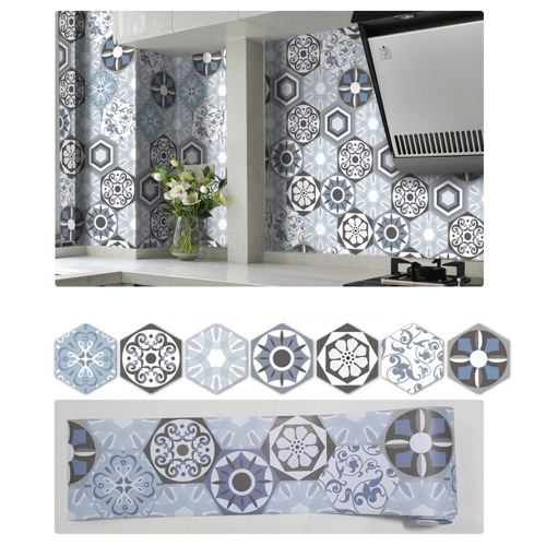 

1PC Self Adhesive Retro Tile Stickers