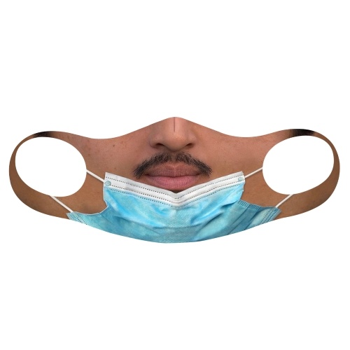 

Funny Expression Printed Face Cover Reusable Cotton Mouth Cover
