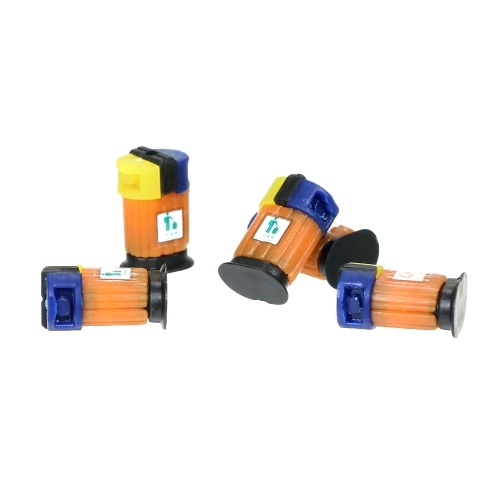 

Miniature Garbage Cans Painted Garbage Cans Model