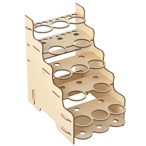 

DIY Wooden Pigment Rack Multiple Layers Painting Supplies Organizer Painting Pigment Brushes Pens Holder