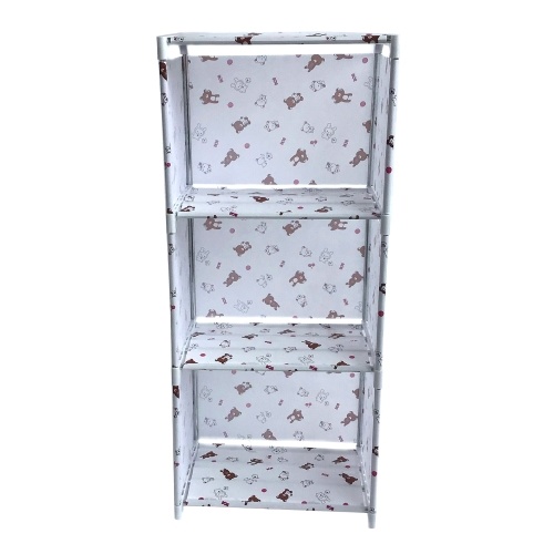 

1 Tier Cube Bookcase Book Shelf Multifunctional Storage Rack for Books Shoes Toys Green Plants Decorations Bedroom Study Room Kitchen