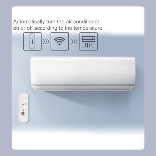 3 Pack WiFi Temperature Humidity Sensor Tuya APP Smart Control Mobile Phone Reminder Sharing Device Smart Temperature and Humidity Monitor for Home Greenhouse 