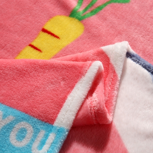 

Flannel Polar-fleece Blanket of High Quality Polyester Fiber Soft and Warm 200g/㎡