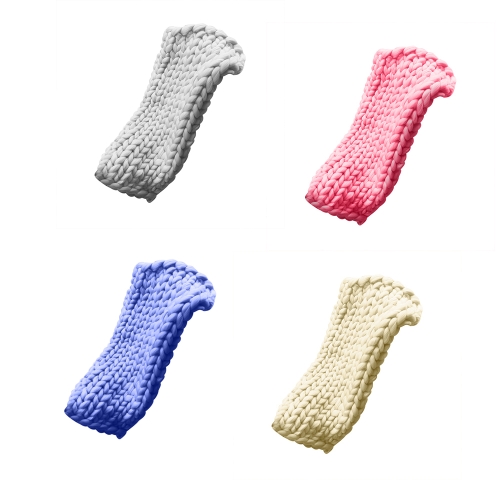 

Chunky Knitted Handmade Thick Blanket Hand Yarn Bulky Knit Throw Sofa Blanket for Bedroom Living Room