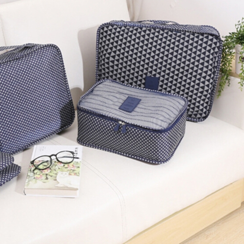 

Luggage Organizer 6PCS Water-resistant Bag for Cloth Underwear Wardrobe Suitcase Pouch Packing Package Sorting for Travel Business