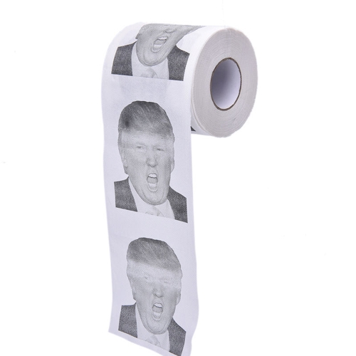 

8 PCS Toilet Paper Roll Novelty Funny Gag Gift Dump with Trump