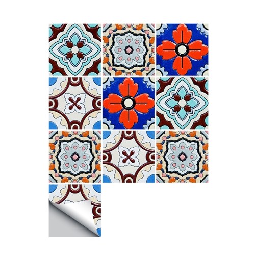 

10 Pcs/Set Self Adhesive Tile Stickers