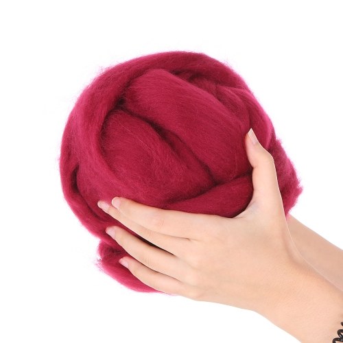 Coperta lavorata a maglia a maglia larga del filato spesso DIY della coperta di lavoro a maglia del braccio della mano