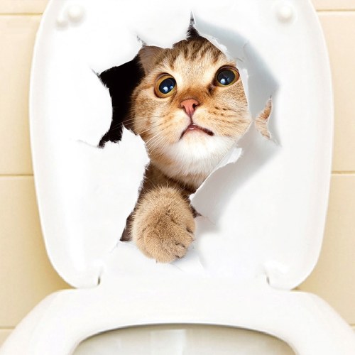 

Vivid 3D Cat Wall Sticker