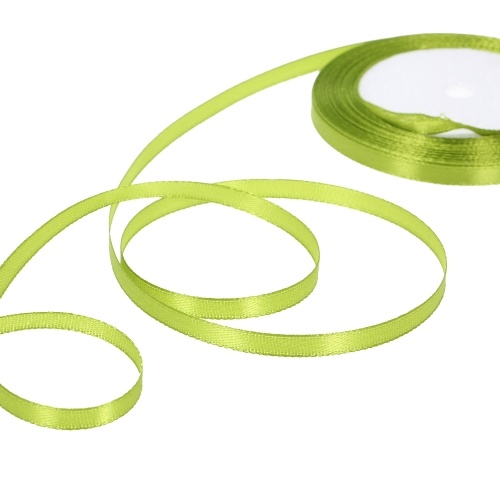 25 Yards/Roll 6mm Width Silk Satin Ribbon