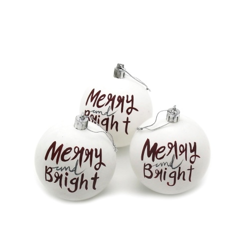 3Pcs Christmas Balls Baubles Home Party Supplies Xmas