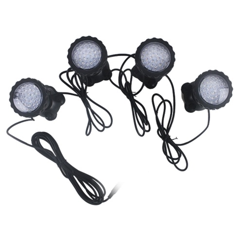 4 in 1 Pond Light Underwater Light Submersible Spotlight Color Changing Spot Light for Aquarium Pond Pool Fish Tank