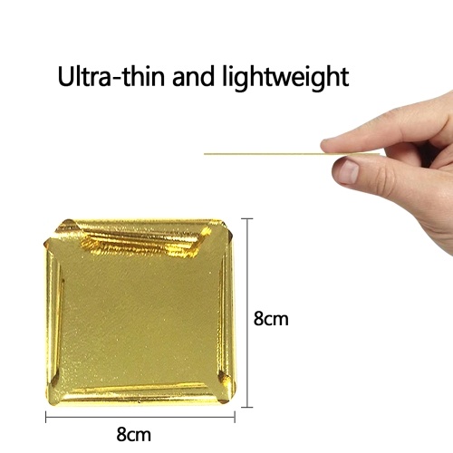 

24K Gold Flakes Edible Food Decorating Foil Paper Cuisine Mousse Cake Baking Pastry Art Craft Decor
