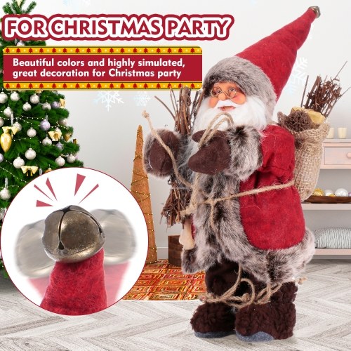 Giocattoli di peluche farciti di Natale Babbo Natale Souvenir Dolls Figurine Xmas Party Eve Decor Regalo di Natale per bambini