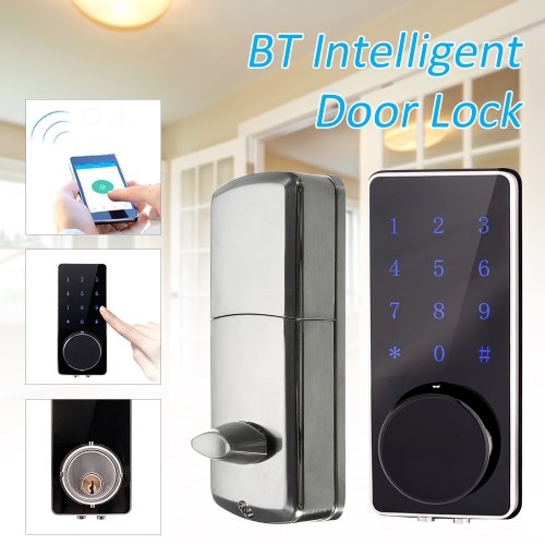 

Интеллектуальный цифровой дверной замок BT Keyless Touch Пароль APP Замок безопасности Замок двери