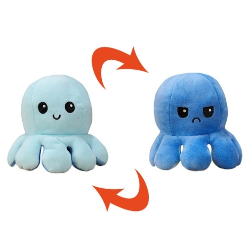 

Reversible Octopus Shaped Plush Toy