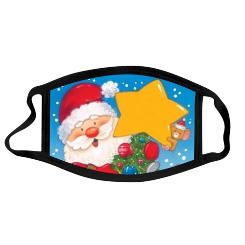 

Christmas Mask for Kids Christmas Printed Face Masks