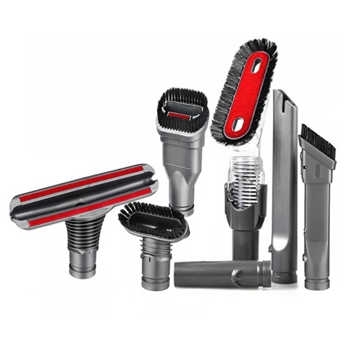 

Mattress Brush + + Flexible Crevice Dust Brush + Stiff Bristle Brush + Corner Cleaning Tool + Soft Dusting Brush + Connector Adaptor