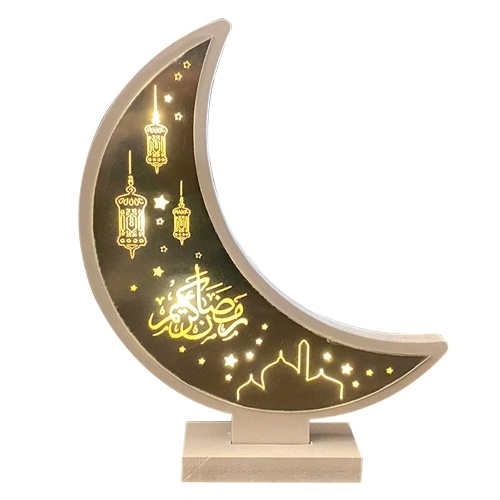 RAMADAN Handicraft Decoration Wooden Domestic Use Festival Decoration Ornaments