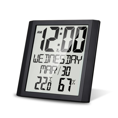 Temperature Humidity Calendar Indoor Clock