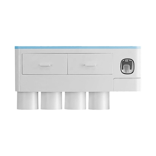 

Wall Mounted Toothbrush Holder with Toothbrush Dispenser
