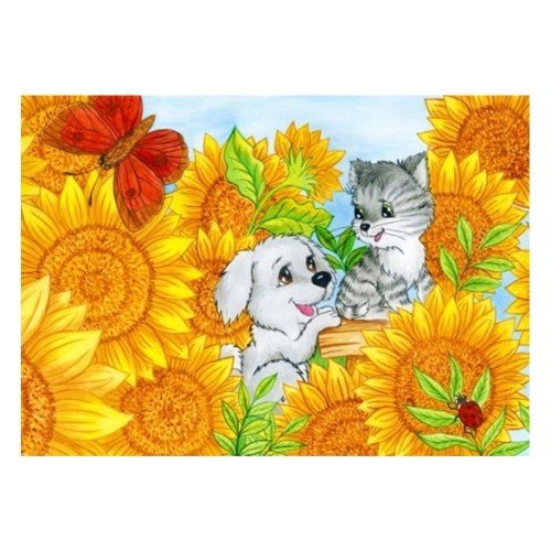 

12*16 Inch Flower DIY 5D Diamond Painting Kit Full Drill Diamond Painting Summer Flower Pattern Acrylic Rhinestone Mosaic Painting Craft Home Wall Decor Gift Frameless