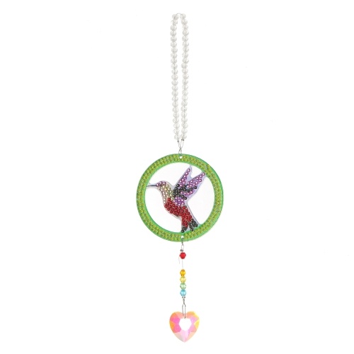 

DIY Diamond Painting Crystal Pendant Drill Diamond Embroidery Kit DIY Car Hanging Decoration