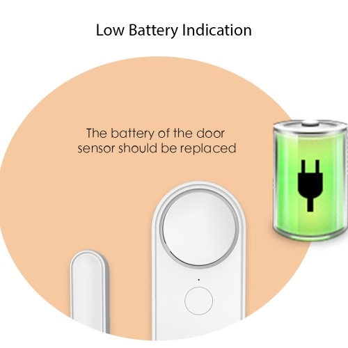 4 Pack Mini Door Window Alarm Home Security TY APP 2.4G WIFI Wireless Magnetic Sensor Anti-Theft Alarm Sound Easy Installation for Home Garage Apartment Door Alarm Security System Low Voltage Alarm 