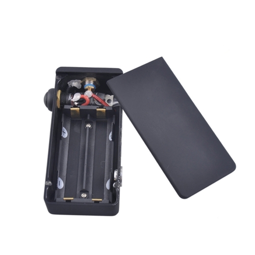 

Electronic Cigarette Tug Boat Box Mod Kit with Colorful Tuglyfe Portable Unregulated Cubed RDA Mechanical Vape E-cigarette Red+Bla