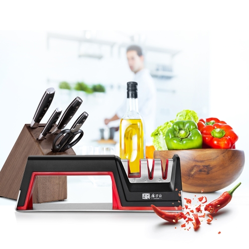

GRINDER Fine/Coarse Combination Three Stages Knife Sharpener Fine and Coarse Knife Sharpening Tool