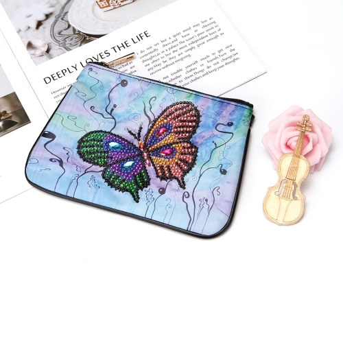 

DIY Wallet Cross Stitch Coin Special Shaped Diamond Painting Women Wallet Handbag BB135
