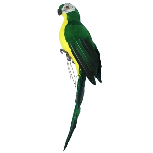 

Artificial Parrot Wall Sculpture Decorative Simulation Foam Parrot Home Decoration Crafts Ornament Outdoor Garden Tree