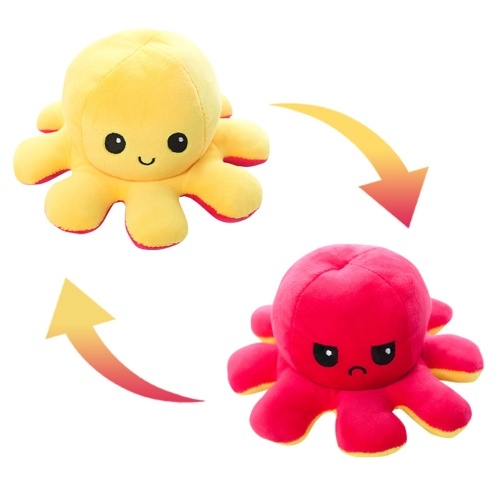 

Reversible Octopus Shaped Plush Toy