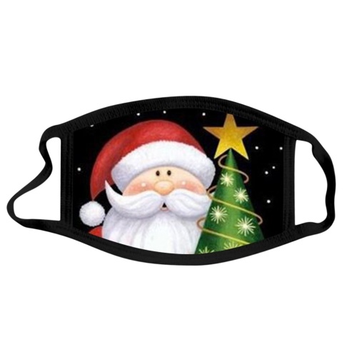 Christmas Mask for Kids Christmas Printed Face Masks