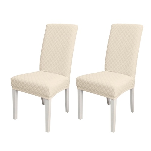 

2pcs Dining Chair Slipcover High Stretch Removable Chair Cover