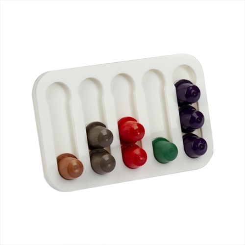 

Coffee Pod Holder Capsule Rack Holds 15 Capsules Wall-mounted Coffee Pods Organizer Storage Shelf for Home Cafe Hotel