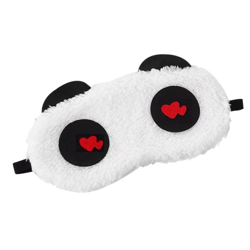 

Cartoon Eyeshade Lovely Expression Style Eye Mask Travel Home Use Soft Comfortable Sleep Blindfold