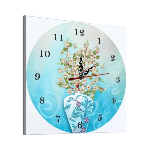 

DIY 5D Diamond Painting Clock with Watch Movement Kit Special-shaped Diamond Embroidery Home Decor