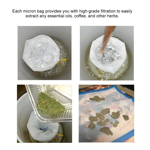 5pcs 5 Gallon Filter Bag Bubble Bag 