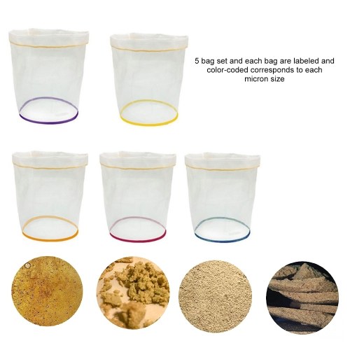 5pcs 5 Gallon Filter Bag Bubble Bag 