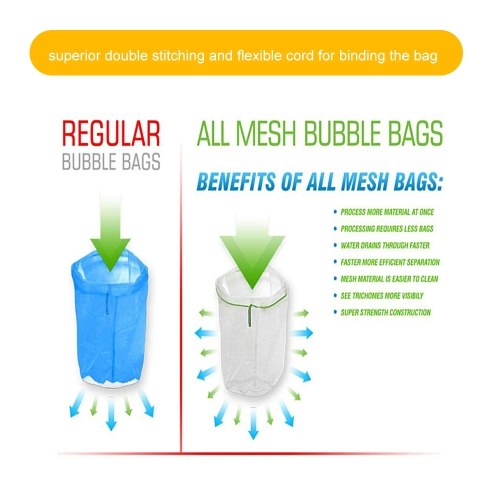 5pcs 5 Gallon Filter Bag Bubble Bag 